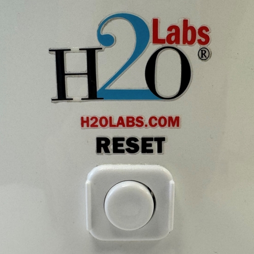 Reset Button, White Frame